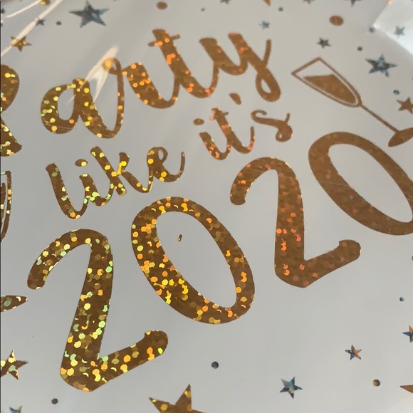 10 pcs Happy New Year 2020 Paper Plated new - Picture 4 of 6